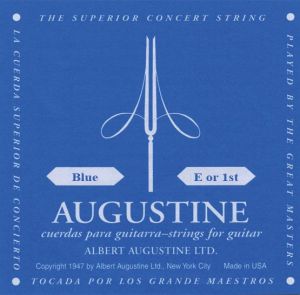 AUGUSTINE CLASSIC-BLUE E 1-ва- Струнa за класическа китара