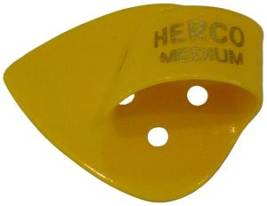 Herco® Flat/Thumbpicks - yellow medium