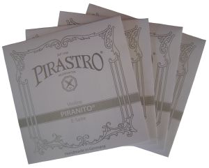 Pirastro Piranito Steel Core Chrome Steel Wound strings for violin - set